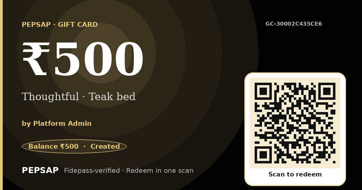 Thoughtful · Teak bed